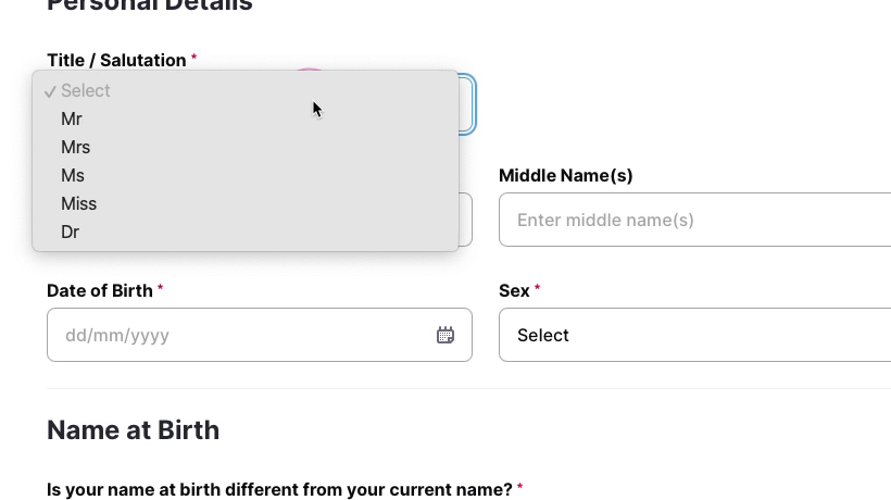 09 - Step 8a - Title Salutation dropdown.png