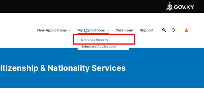 29_My_Draft_Applications_menu.png